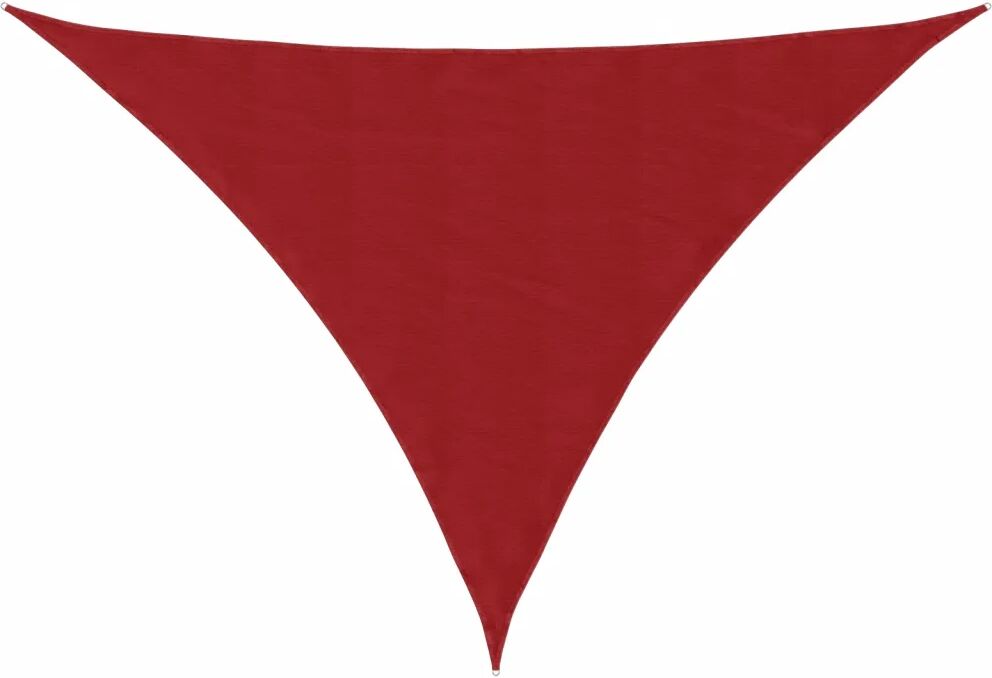 vidaXL Para-sol estilo vela tecido oxford triangular 5x6x6 m vermelho