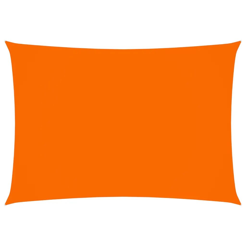 vidaXL Para-sol estilo vela tecido oxford retangular 2x4,5 m laranja