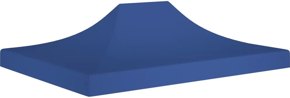 vidaXL Teto para tenda de festas 4x3 m 270 g/m² azul