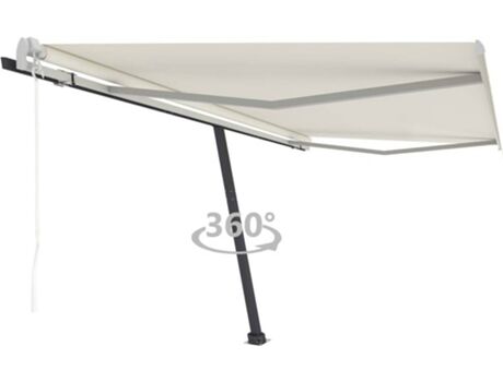 Vidaxl Toldo Automático Independente Creme (400 x 300 cm)