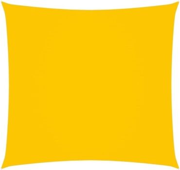 Vidaxl Toldo de Vela (Amarelo - Tecido - 4x4 m)