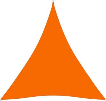 Vidaxl Toldo de Vela (Laranja - Tecido - 3.6x3.6x3.6 m)