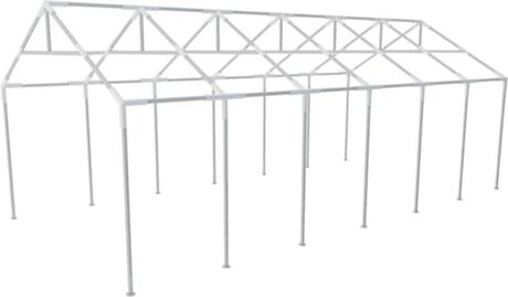 Vidaxl Estrutura para Tenda de Festas (Prateado - Aço - 12x6 m)