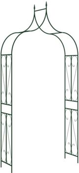 Vidaxl Arco de Jardim 47094 (Preto - Ferro - 120 x 38 x 258 cm)