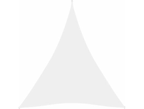 Vidaxl Toldo de Vela (Branco - Tecido - 5x6x6 m)