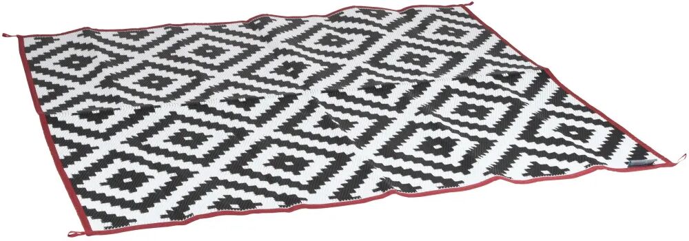 Bo-Camp Covor de exterior Chill mat Lewisham M, negru & alb, 2x1,8 m