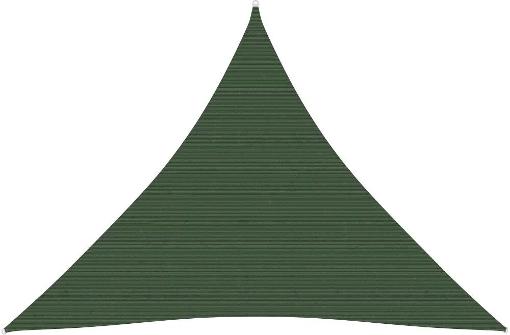 vidaXL Pânză parasolar, verde închis, 5x5x5 m, 160 g/m², HDPE