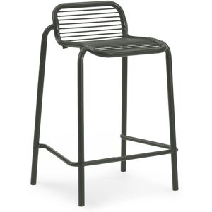 Normann Copenhagen Barstool 65 Cm - Dark Green - Grön - Barstolar Utomhus - Metall