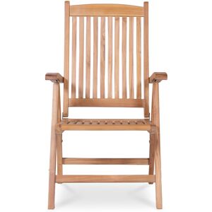 A. Huseby - Midsummer Recliner Chair - Träfärgad - Balkong- Och Caféstolar - Trä