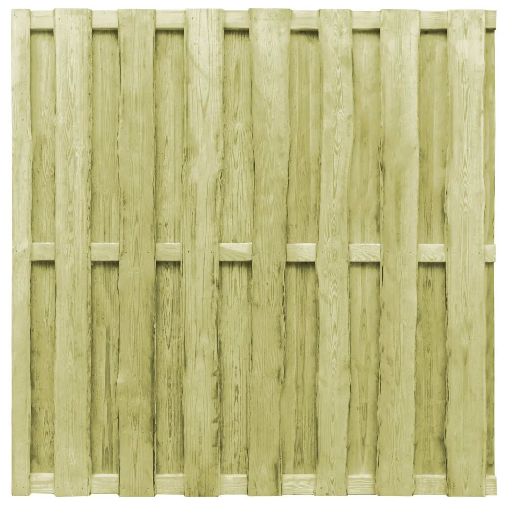 vidaXL Plotový panel, borovica 180x180 cm, zelený