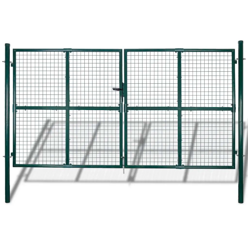 vidaXL Záhradná bránka do pletivového plota, 289 x 175 cm / 306 x 225 cm