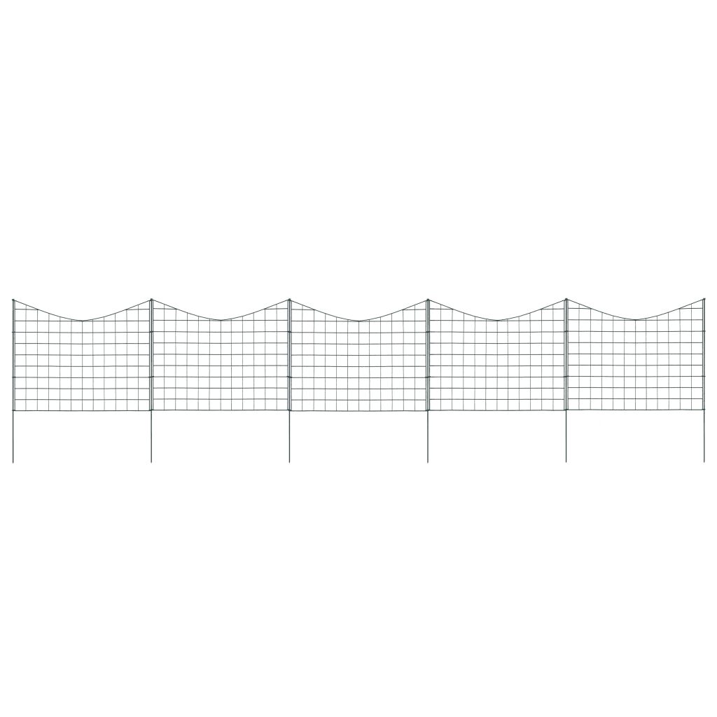 vidaXL Plot k jazierku s oblúkmi 77,5x64 cm, zelený