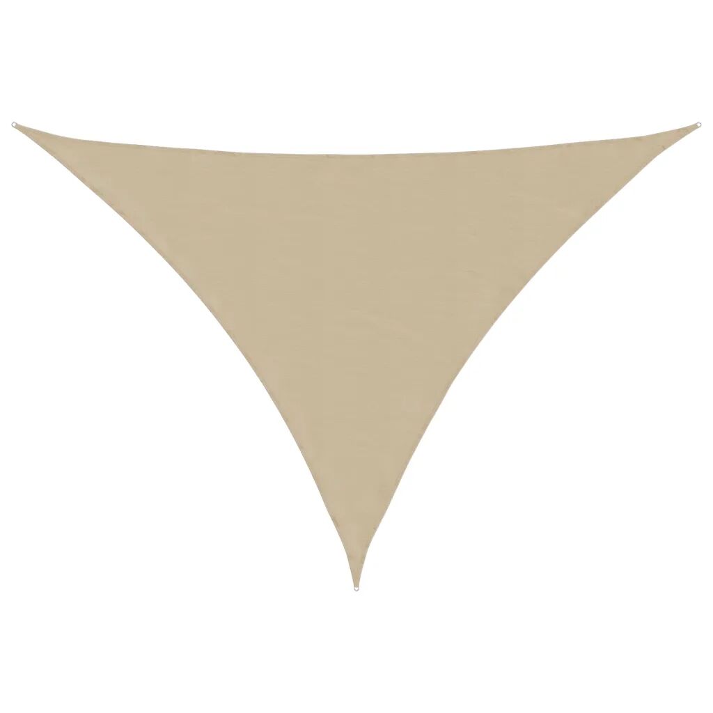 vidaXL Tieniaca plachta oxfordská látka trojuholníková 4,5x4,5x4,5 m béžová