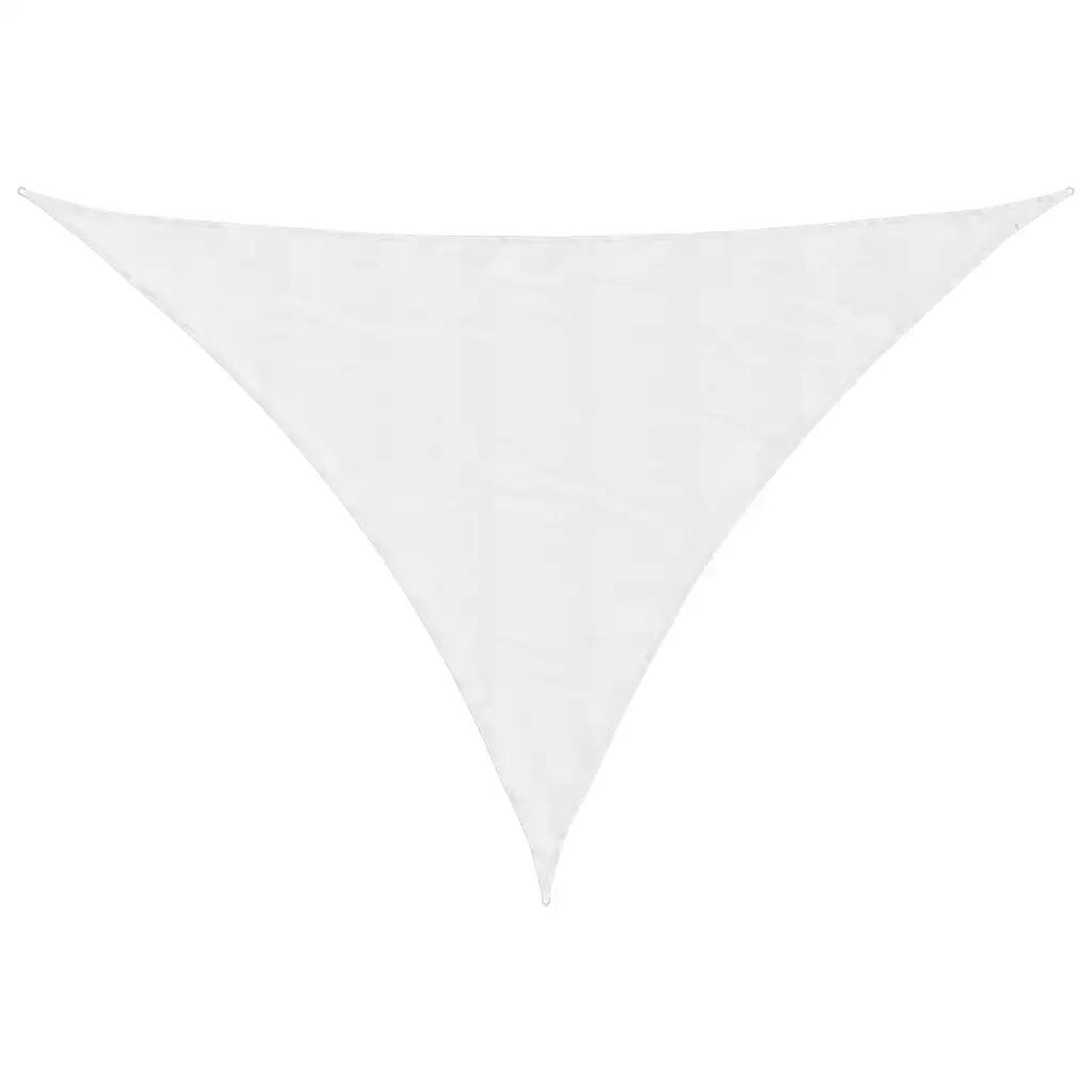 vidaXL Tieniaca plachta oxfordská látka trojuholníková 2,5x2,5x3,5 m biela