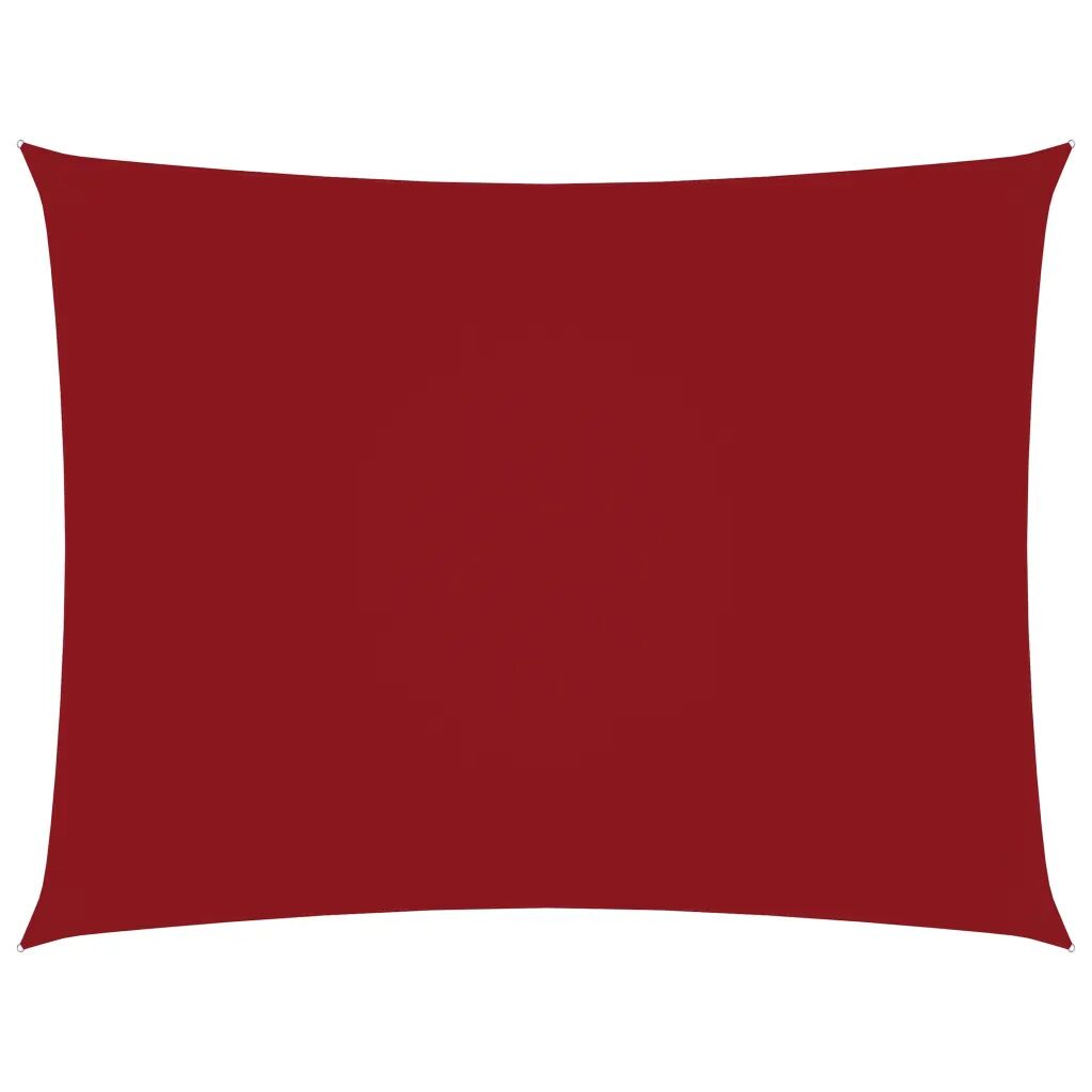 vidaXL Tieniaca plachta oxfordská látka obdĺžniková 2,5x4,5 m červená