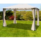 Toolport Garden Gazebo Rendezvous Premium 3x4m, champagne - (300114)