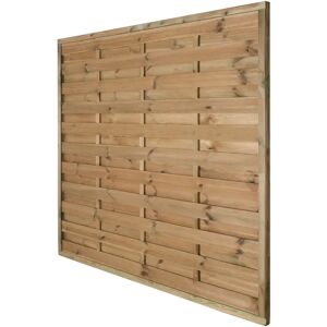 Forest Garden 6' x 6' (1.8m x 1.8m) Horizontal Weave Fence Panel brown 70.87 H x 70.87 W x 4.4958 D cm