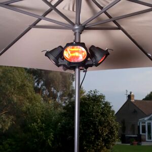 La Hacienda Heatmaster Popular 2000W Patio Heater black 19.0 H x 44.5 W x 44.5 D cm