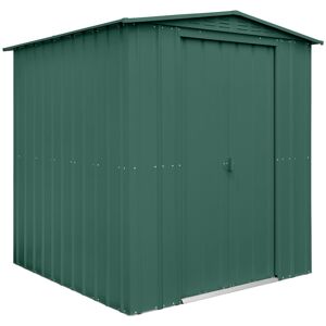 Lotus - 6x8 Heritage Green Metal Apex Shed - Heritage Green