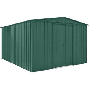 Lotus - 10x12 Heritage Green Metal Apex Shed - Heritage Green