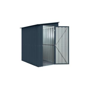 Lotus - 4x6 Anthracite Grey Metal Lean-To Shed - Anthracite Grey