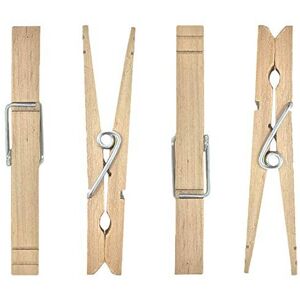 SMITH'S 2015 Smiths Strong Wooden Hardwood Laundry Pegs (32 Pack) - Fits Any Clothesline