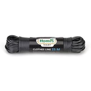 Homey Mart 25m Washing Line Rope Strong Steel Core 3.5mm thickness Indoor Outdoor Heavy Dut