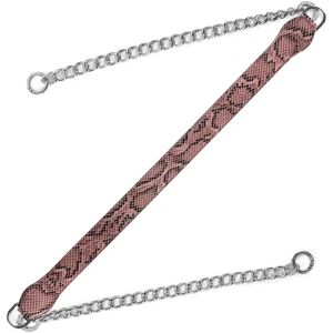 Sarah Haran Accessories Sarah Haran Gemini Strap - Textured - Silver / Pink Python Rosebud - Female