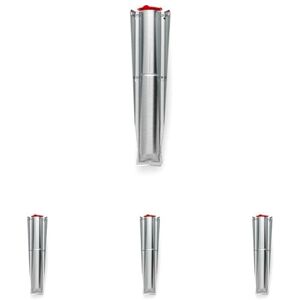 Brabantia - Metal Ground Spike - with Handy Closure Cap - Corrosion Resistant Galvanized Steel - Ready to Go - Top Spinner - Rotary Dryer - Lift-O-Matic - Ø 45 mm (Pack of 4)