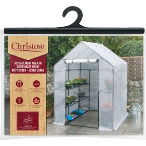 Christow Walk-In Greenhouse Cover - X Large - Clear