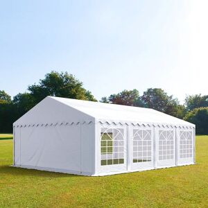 Toolport 5x8m Marquee / Party Tent, PVC 700 fire resistant, white - (4782)