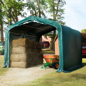 Toolport Farm storage tent 4x4m, PVC 850, soil - (49908)