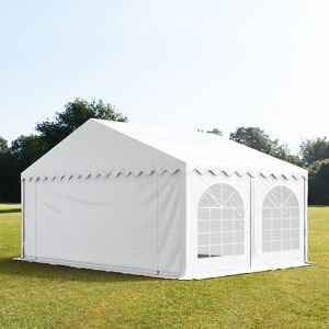 Toolport 5x5m Marquee / Party Tent, PVC 700, white - (5107)