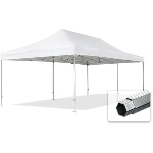 Toolport 4x8m PVC 850 Pop Up Gazebo PROFESSIONAL Aluminium 50 mm, fire resistant, white - (578685)