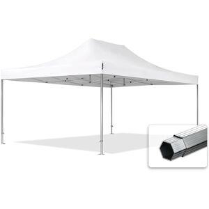 Toolport 4x6m PES 800 Pop Up Gazebo PROFESSIONAL Aluminium 50 mm, white - (578698)