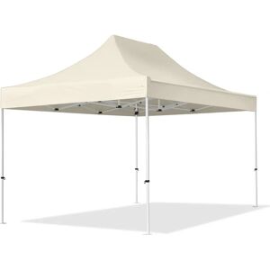 Toolport 3x4.5m PES 700 Pop up gazebo ECONOMY Steel 30 mm, cream - (581840)