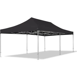 Toolport 4x8m PVC 850 Pop Up Gazebo PROFESSIONAL Aluminium 50 mm, fire resistant, black - (59061)