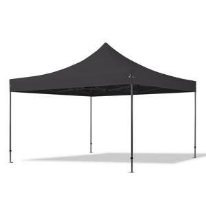 Toolport 4x4m PES 750 Pop Up Gazebo PREMIUM Steel 40 mm, black - (600086)