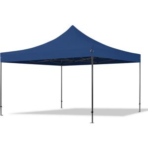 Toolport 4x4m PES 750 Pop Up Gazebo PREMIUM Steel 40 mm, blue - (600090)