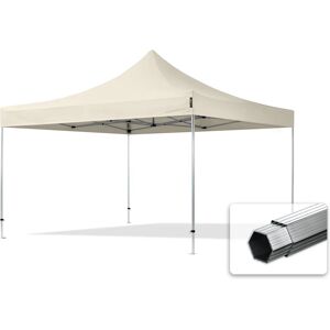 Toolport 4x4m PES 800 Pop Up Gazebo PROFESSIONAL Aluminium 40 mm, cream - (600181)