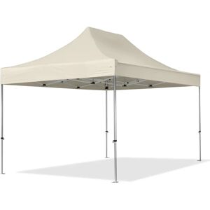 Toolport 3x4.5m PES 800 Pop up gazebo PROFESSIONAL Aluminium 40 mm, cream - (600196)