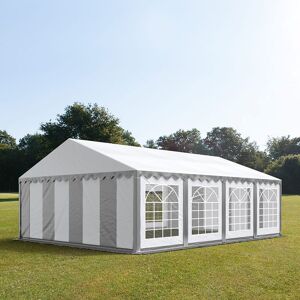 Toolport 6x8m Marquee / Party Tent, PVC 700, grey-white - (6054)