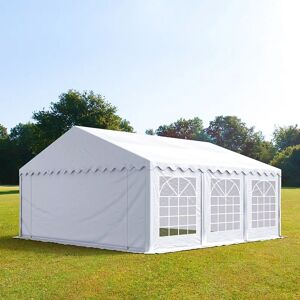 Toolport 5x6m Marquee / Party Tent, PVC 700, white - (6073)