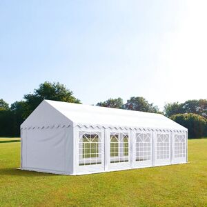 Toolport 4x10m Marquee / Party Tent, PVC 700, white - (6077)