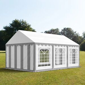 Toolport 3x6m Marquee / Party Tent, PVC 700, grey-white - (6150)