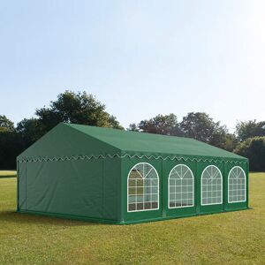 Toolport 5x8m Marquee / Party Tent w. Groundbar, PVC 750, dark green - (7179)