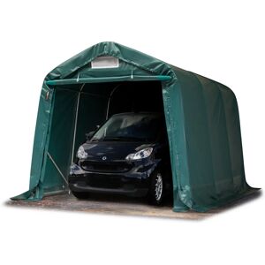 Toolport 2,4x3,6m portable garage, PVC, dark green, without statics package - (77835)