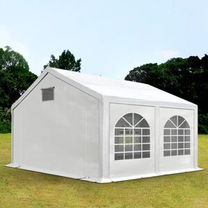 Toolport 3x4m Marquee / Party Tent, w. ground frame, PE 550, white - (92100)