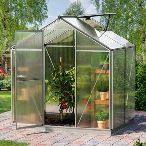 GFP 192 x 131 cm Greenhouse, 6 mm twin-wall sheets, no extras - (GFPV00002)