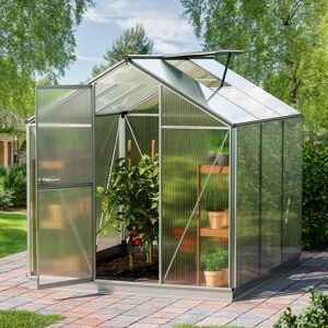 GFP 192 x 192 cm Greenhouse, 6 mm twin-wall sheets, no extras - (GFPV00008)